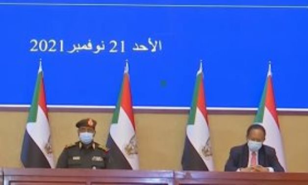 Chairman of the Sudanese Transitional Sovereignty Council Abdel Fattah Al Burhan and head of the country's transitional government Abdalla Hamdok signed a political agreement Sunday