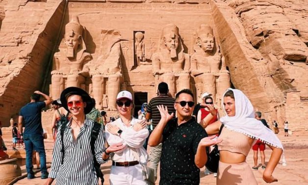During the visit to Abu Simbel Temples - Min. of Tourism & Antiquities