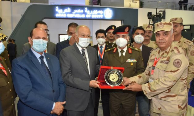Secretary-General of the Arab League Ahmed Aboul Gheit visits Egypt Defense Expo (EDEX) 2021 - Arab League