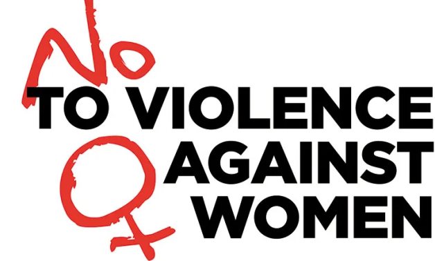 No to violence against women - social media