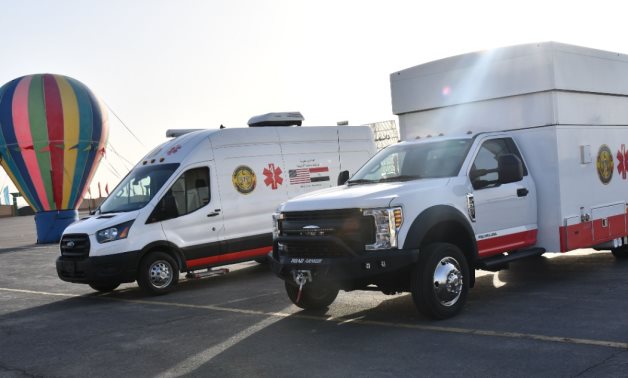 Egypt receives 2 mobile medical clinics from U.S. to combat spread of COVID-19