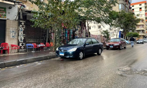 It lightly rained on Friday afternoon in Helwan, southern Cairo- Egypt Today/ Egypt Today