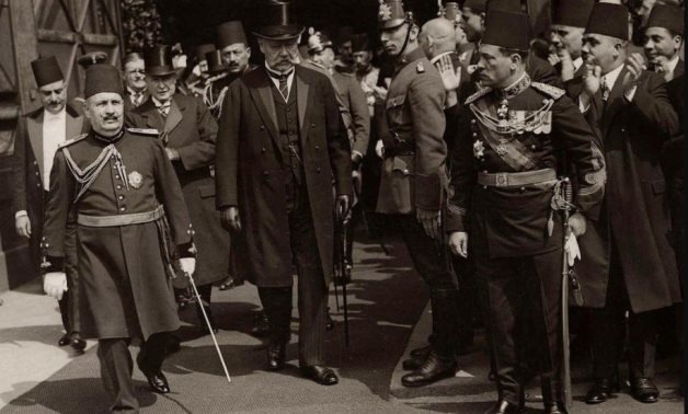 King Fouad I of Egypt Being Received by von Hindendburg on a State Visit to Germany, 1929 - Pinterest UK