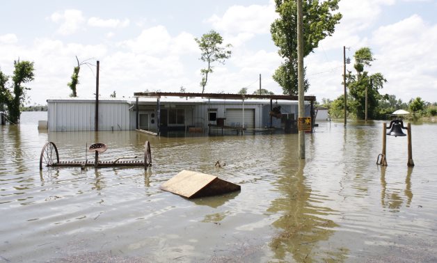 Floods in Yazoo City, Missouri, United States on May 26, 2011. U.S. National Archives and DVIDS