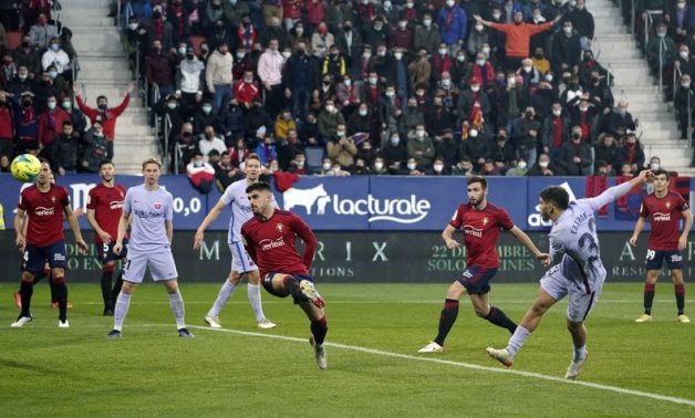 Abdessamad Ezzalzouli scored his debut goal with Barcelona against Osasuna, Reuters 
