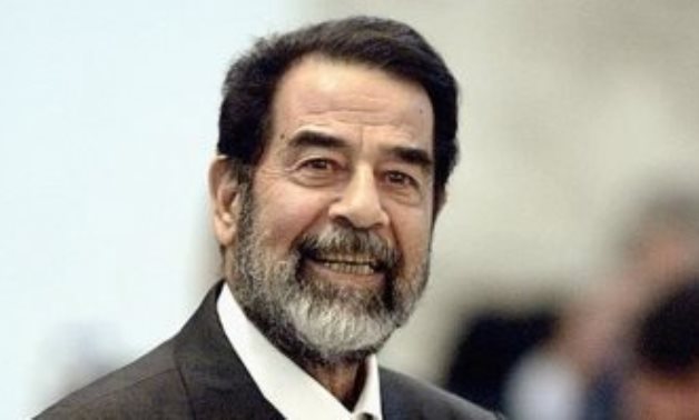 FILE - Saddam Hussein