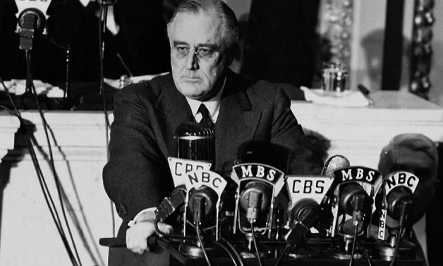 1941 - US President Franklin Roosevelt delivers a speech in which he talks about human rights. This speech was called the Four Freedoms Speech. - i.ytimg