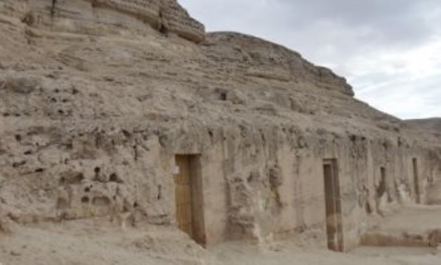 FILE - Beni Hassan Necropolis in El-Minya