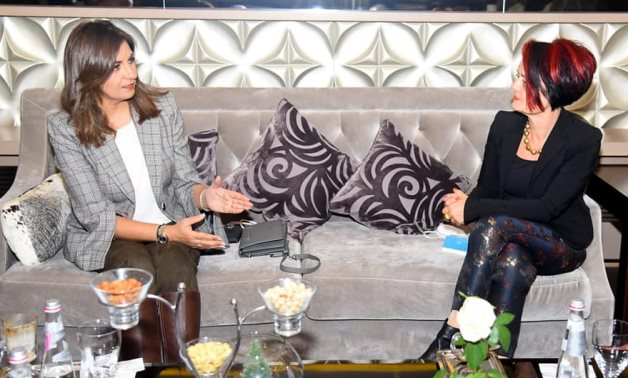 File- Egypt’s Minister of Immigration Nabila Makram conducts an interview with Egypt Today in an interview on Thursday, March 15, 2018, at the Magazine headquarters in Giza- Egypt Today/Karim Abdel Aziz