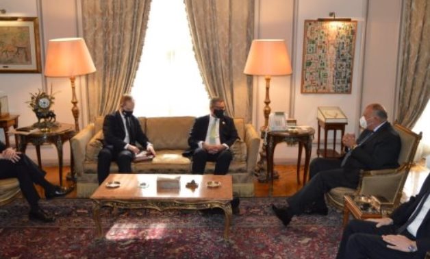 Egypt’s Foreign Minister Sameh Shoukry and COP26 President Alok Sharma meets in Egypt – Egyptian Foreign Ministry