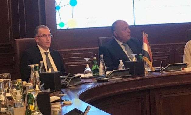 Egypt’s FM Sameh Shoukry attends 3rd session of Egypt-Oman business council - Egyptian Foreign Ministry