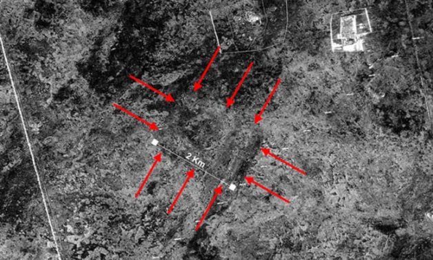 Radar image of the settlement - HD
