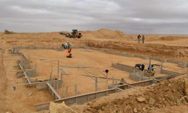 Construction site in New Suez – Press Photo