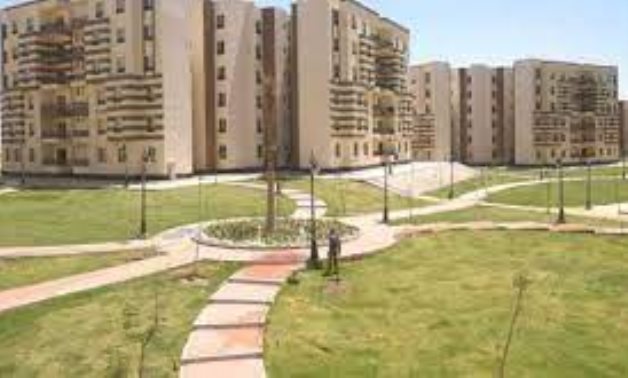 FILE – Alternative housing flat-buildings at Giza's October Gradens neighborhood 