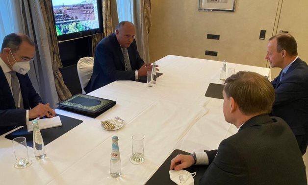 Egyptian Foreign Minister Sameh Shoukry met with Friedrich Merz, the leader of the Christian Democratic Union of Germany (CDU)- press photo