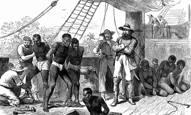 Illustration of a slave ship - Brittanica