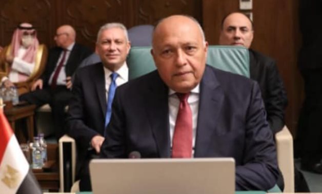 Egyptian Foreign Minister Sameh Shoukry takes part in the 157th meeting of the Arab League Council at the level of foreign ministers – Foreign Ministry 