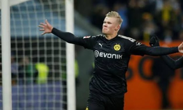 Borussia Dortmund striker Erling Haaland, Reuters 