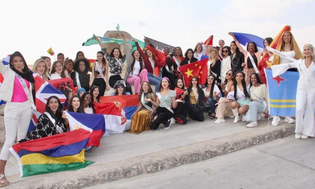 Giza Pyramids hosts participants in Miss Eco International contest