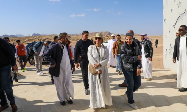 Minister of Environment Yasmine Fouad at Ras Mohamed Reserve