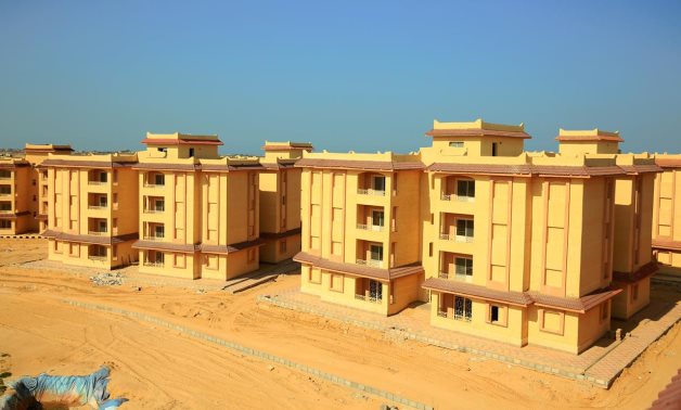 FILE – Under-progress flat-buildings in New Rafah, Sinai, Egypt 