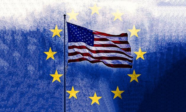 Flags of the United States and the European Union – Flickr