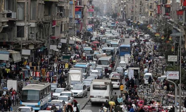 FILE – A crowded street in Cairo 