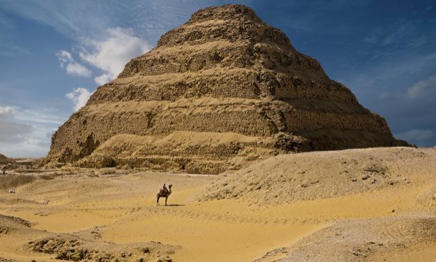 FILE - The magical Step pyramid of Djoser in Saqqara 