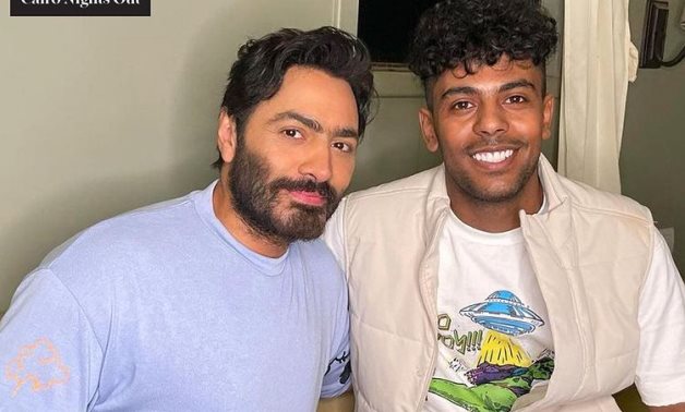 File: Tamer Hosny and Afroto.
