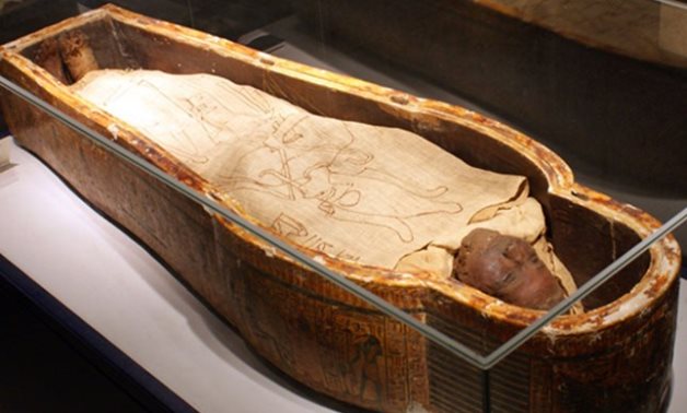 Masaharti's mummy in Mummification Museum - social media
