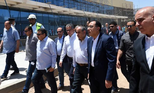 Prime Minister Moustafa Mabouli inspects development projects in Sharm El Sheikh- Press photo