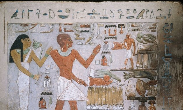 Wall Fragment from the Tomb of Amenemhet and His Wife Hemet – Creative Commons via Google Art Project