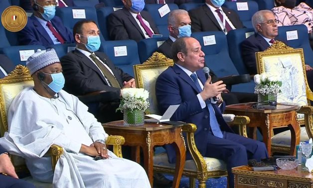 President Sisi during the Afreximbank annual meetings - Press photo