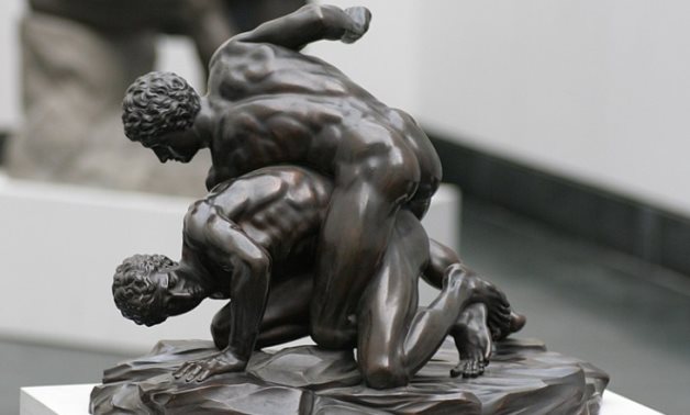 Pankratiasts in a fight, copy of Greek statue 3rd Century BC – photo via Wikipedia/MatthiasKabel 