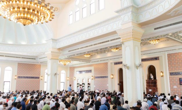 Dr. Al-Issa visits the Islamic Center and gives Friday prayer speech at the Great Mosque