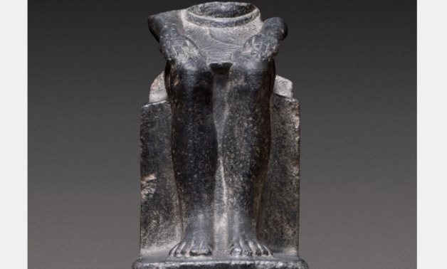 Half granite bust of unknown ancient Egyptian king - social media