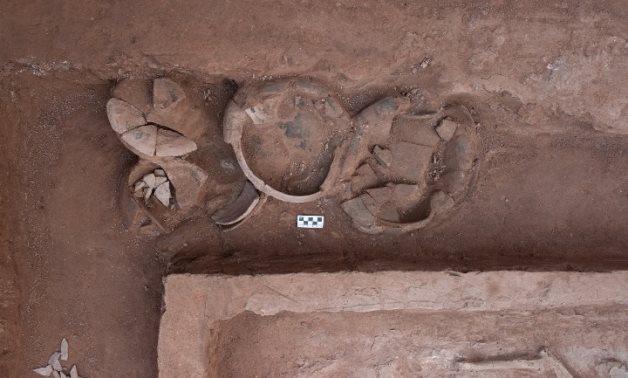 Part of the discovered tombs - social media