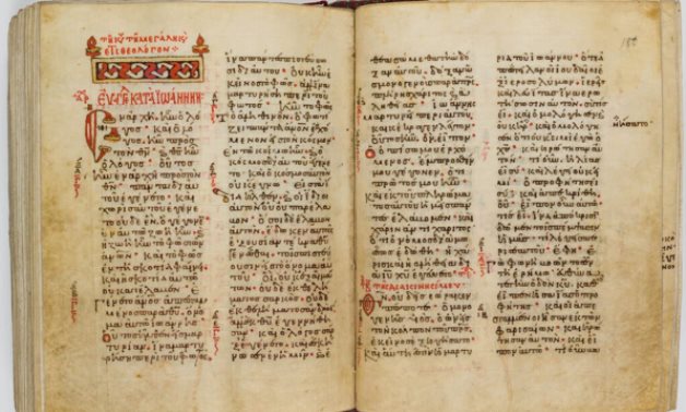 The Museum of the Bible returned a gospel that is more than a thousand years old to the Greek Orthodox Church after determining it had been looted. Credit: via Museum of the Bible