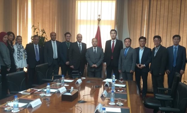 Korean Ambassador to Cairo Mr. Hong Jin-wook, met with Egyptian Minister of Finance, Dr. Mohamed Maait 