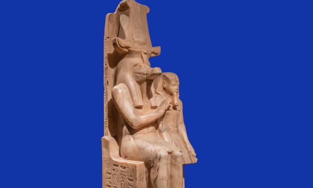 File: Statue of Sobek with Amenhotep III.