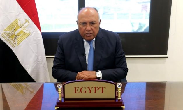 Foreign Minister and President-Designate of the UN Climate Change Conference 2022, COP27, Sameh Shoukry- press photo