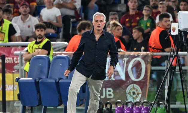 AS Roma coach Jose Mourinho reacts REUTERS/Alberto Lingria/Files