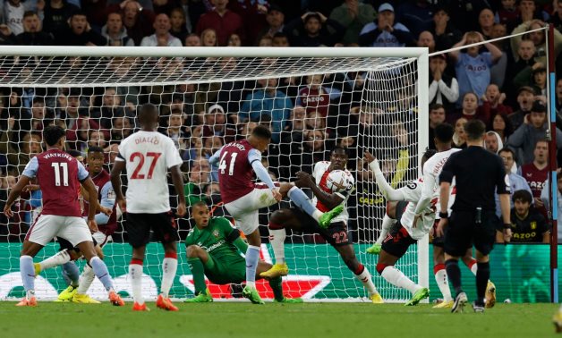 Aston Villa's Jacob Ramsey scores their first goal Action Images via Reuters/Jason Cairnduff