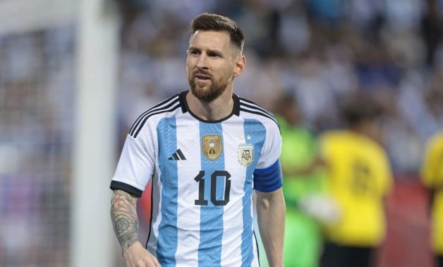 Argentina forward Lionel Messi (10) during the second half against Jamaica at Red Bull Arena. Mandatory Credit: Vincent Carchietta-USA TODAY Sports/File Photo