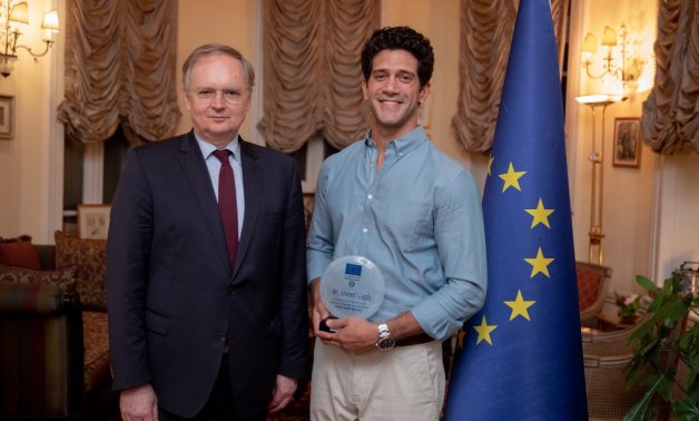 File: Egyptian star Ahmed Magdy was appointed as one of the five EU Water Goodwill Ambassadors.