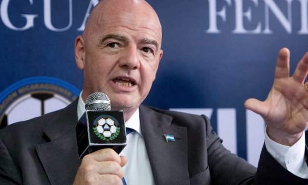 FIFA’s president Gianni Infantino speaks during a news conference at the Nicaragua National Football stadium, in Managua, Nicaragua August 29, 2022. REUTERS/Maynor Valenzuela