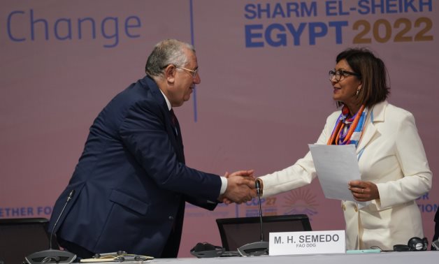 The Egyptian COP27 Presidency and the UN Food Agriculture Organization (FAO) signed FAST initiative- press photo
