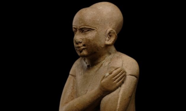 The Egyptian statue on sale at Sotheby's - social media