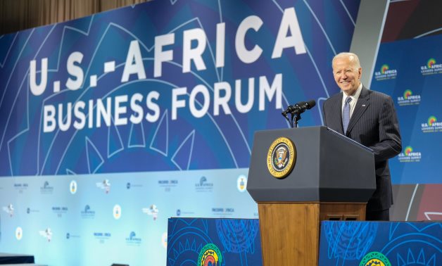 US President Joe Biden gives a speech at the U.S.-Africa Business Forum in Washington- press photo/ Twitter account
