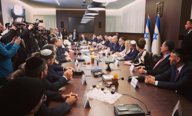 The Netanyahu-led government holds its first government meeting on Thursday. Photo: Benjamin Netanyahu's Twitter account